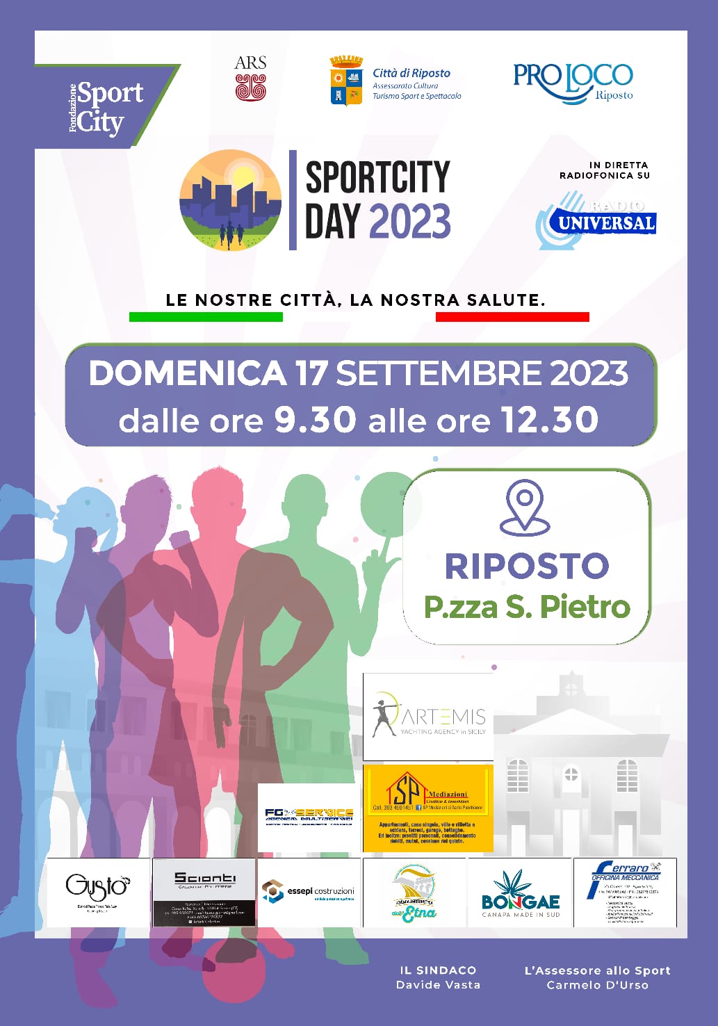 Riposto, domenica 17 settembre in piazza San Pietro con SportCity Day 