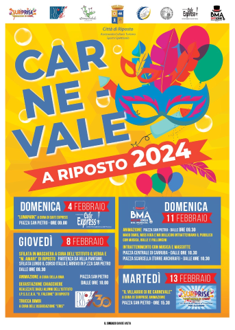 Riposto si accende con il Carnevale 2024 tra sfilate, giochi, animazione e tanto divertimento