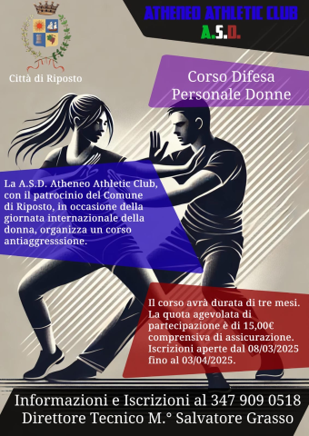Riposto, l’8 marzo al via le iscrizioni per il corso di autodifesa femminile. “Un aiuto per consolidare la fiducia in sé stesse”