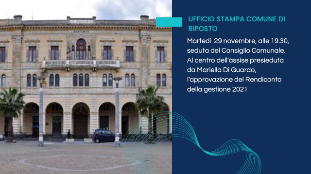 Seduta del consiglio approvazione rendiconto 2021