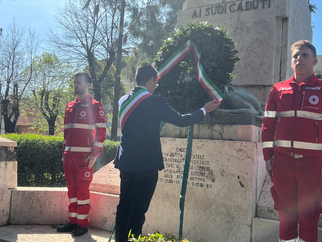 Celebrati gli 80 anni della Liberazione dal nazifascismo con una pietra d’inciampo in memoria del partigiano ripostese Puglisi