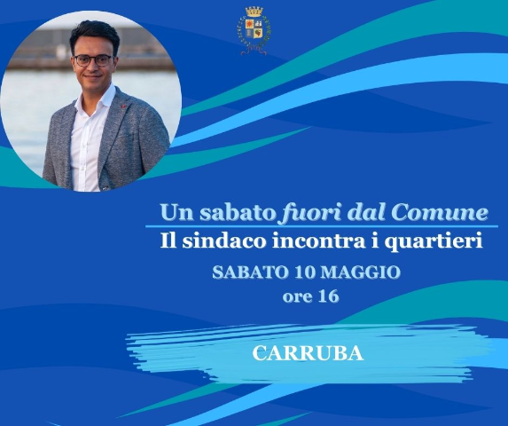 Il 10 maggio parte ‘Un sabato fuori dal Comune’, il sindaco nei quartieri per ascoltare i cittadini
