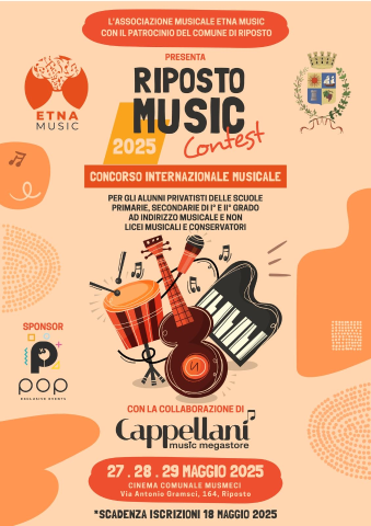 ‘Riposto Music Contest 2025’, il 27 maggio al via la tre giorni con iscritti da tutta l’isola