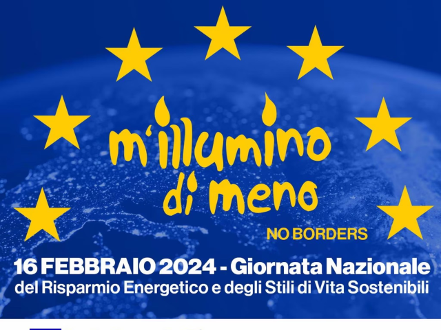 Il Comune di Riposto aderisce a 'M'Illumino di meno', la campagna sul risparmio energetico di Rai Radio 2